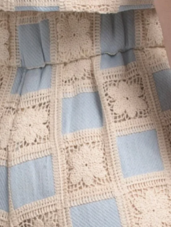 ENGLISH FACTORY Crochet Long Pants - Picture 4 of 4